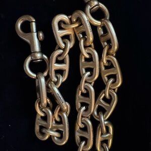 Coach Brass Chain Strap in Gold-Tone